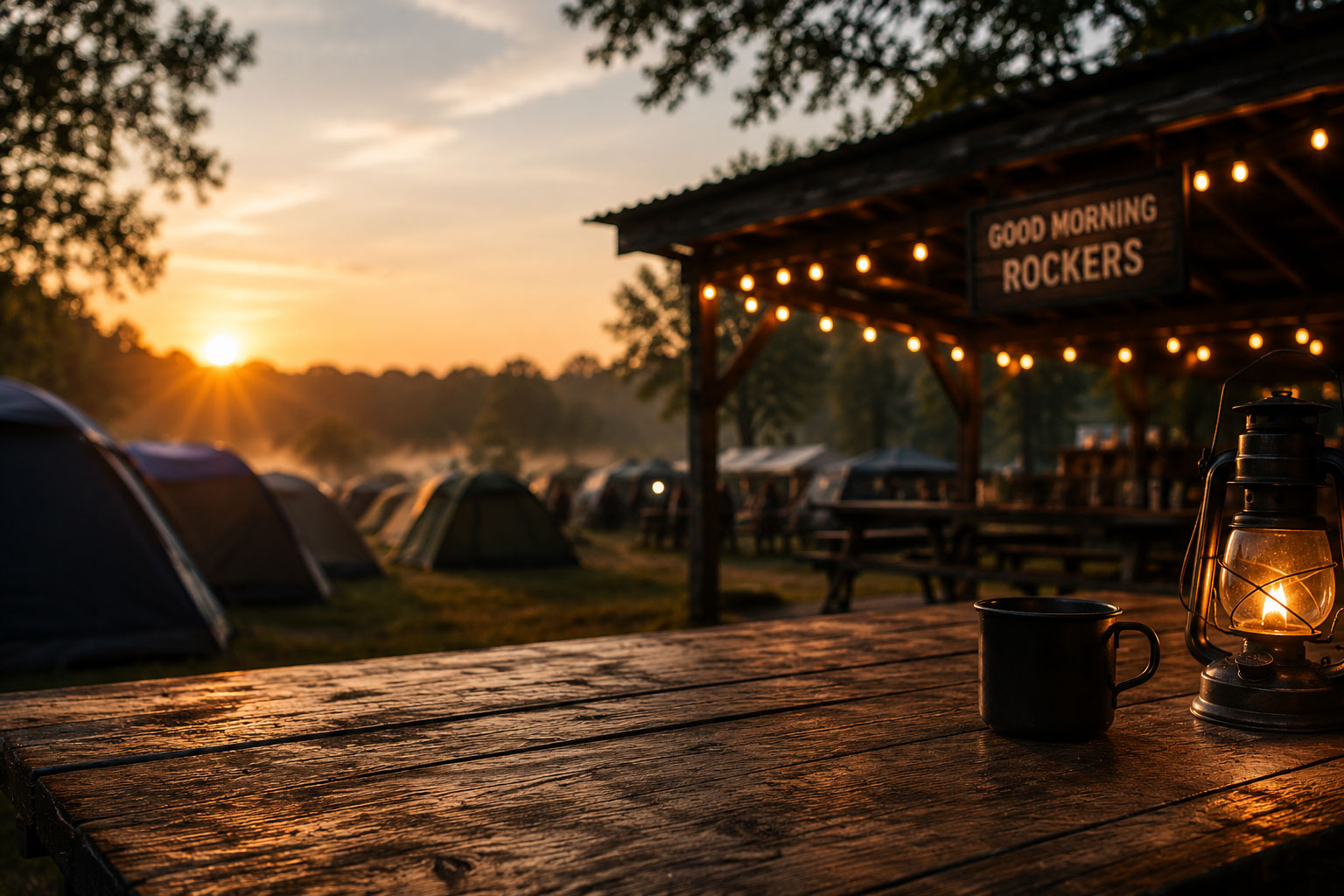 Frühstück beim Rockground Open Air